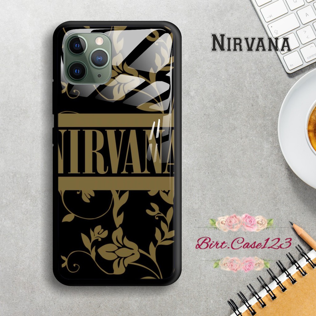 Back case glass NIRVANA Iphone 5 6 6g 6g+ 7 7g 7g+ 8 8+ Xr X Xs Xs Max Se 2020 11 Pro Pro Max BC1529