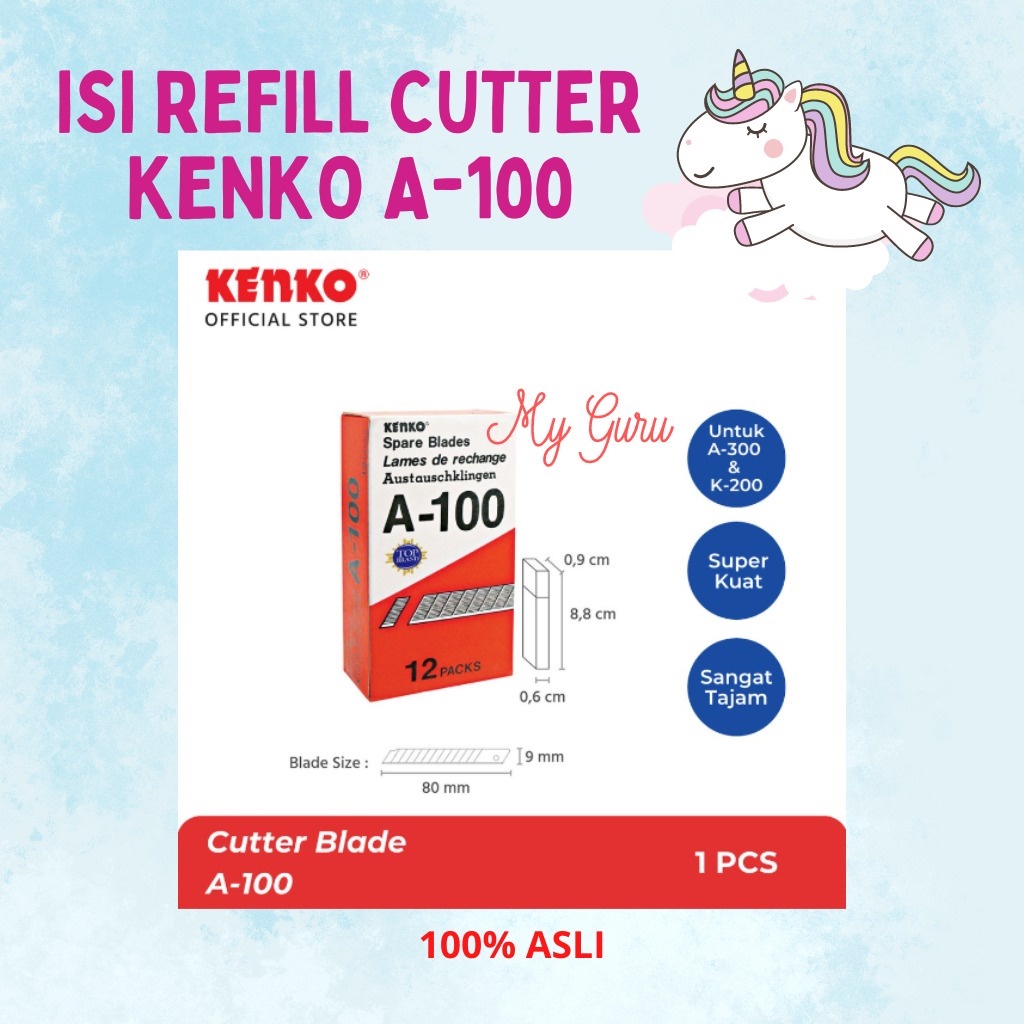 

[TUBE] ISI CUTTER / REFILL CUTTER BLADE KENKO A-100