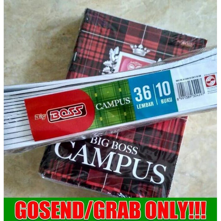 

KHUSUS GOSEND! Buku Tulis Big Boss/Campus 36 lembar