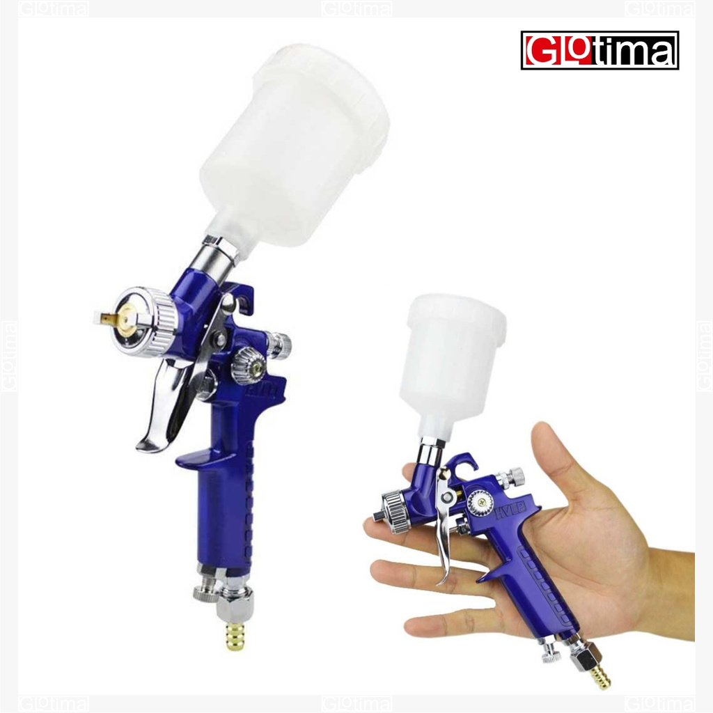 Spray Gun Nozzle HVLP Airbrush Paint Alat Spet Cat Semprot Tabung Atas