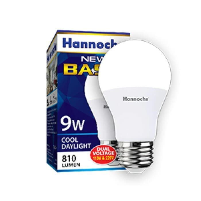 HANNOCHS Lampu Led Basic 9 Watt - Garansi 1 Tahun