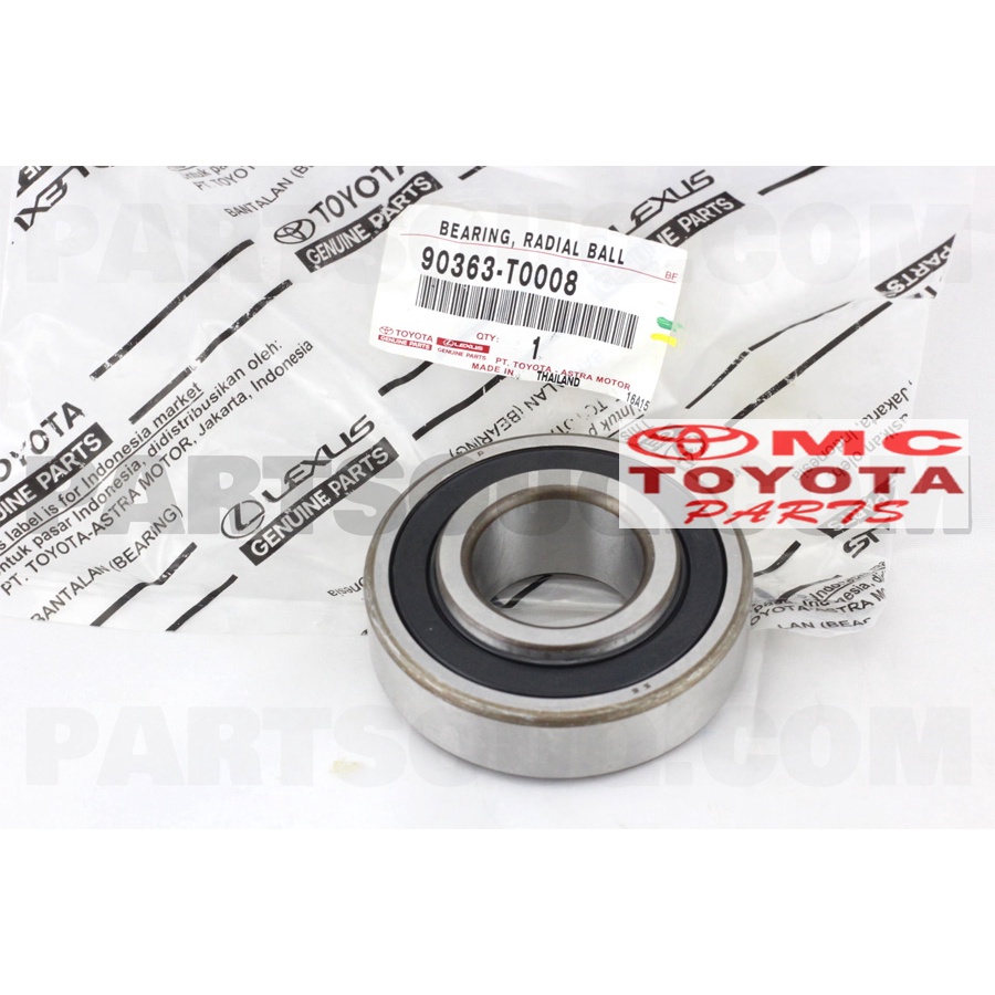 Laher Bearing Radial Ball Belakang Kijang Innova 90363-T0008