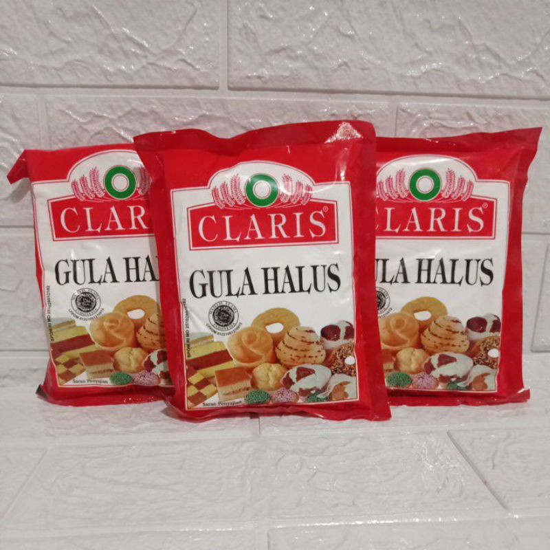 

Gula halus claris/claris 250g