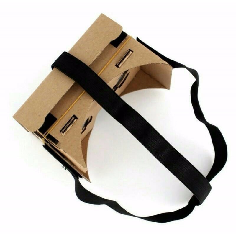 [PAKET] Cardboard + Tali ikat Kepala Google Cardboard VR Smartphone