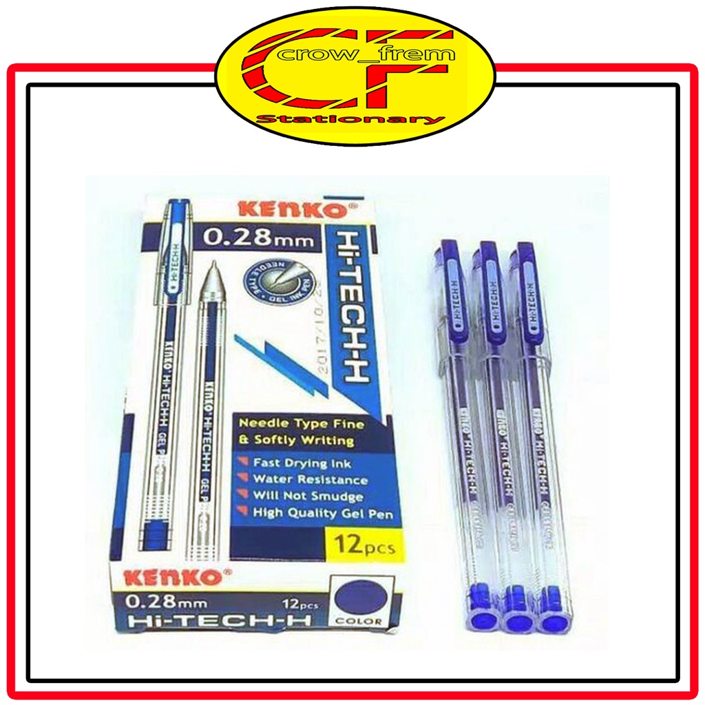 

Pulpen / Gel Pen Kenko Hi-TECH-H - 0.28 mm 1Lusin Biru