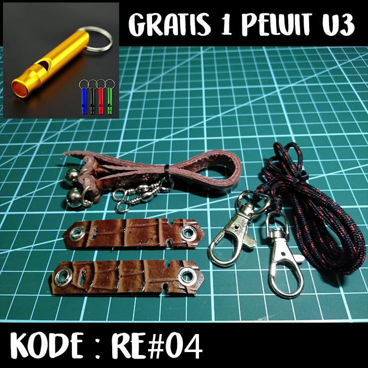 Angklet Set Burung Hantu Javan Owlet GRATIS Peluit U3