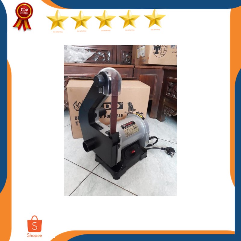 ALDO 493 bench sander belt mesin amplas duduk  belt sander heavy duty - mesin amplas sabuk
