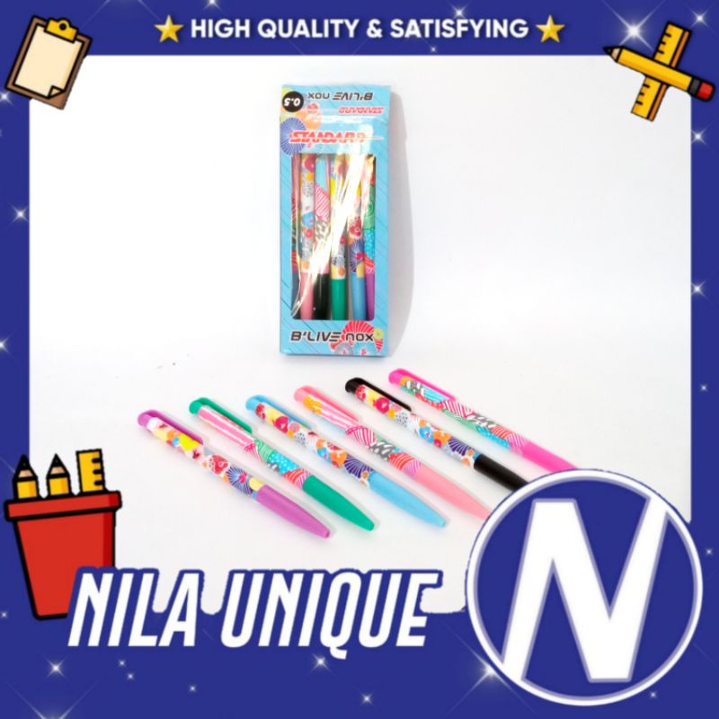 

BOLPOINT STANDARD / PULPEN STANDARD B'LIVE NOX (HARGA SATUAN)