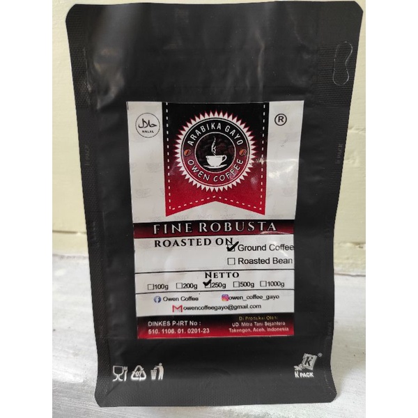 

Kopi Robusta Gayo 250gr