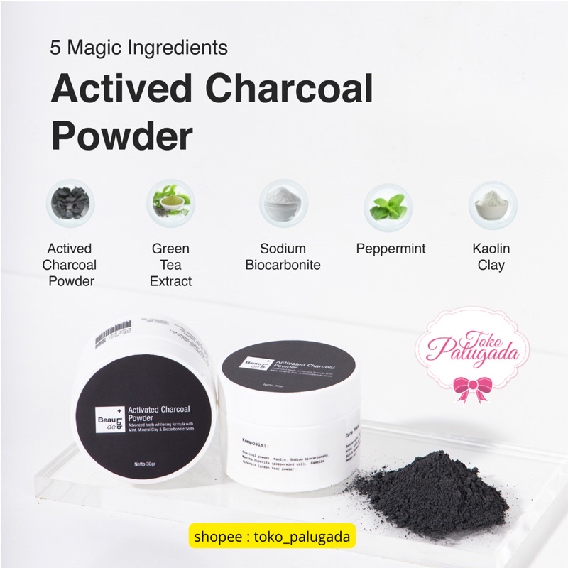 [BISA COD] Beaudelab Activated Charcoal Powder 30gr