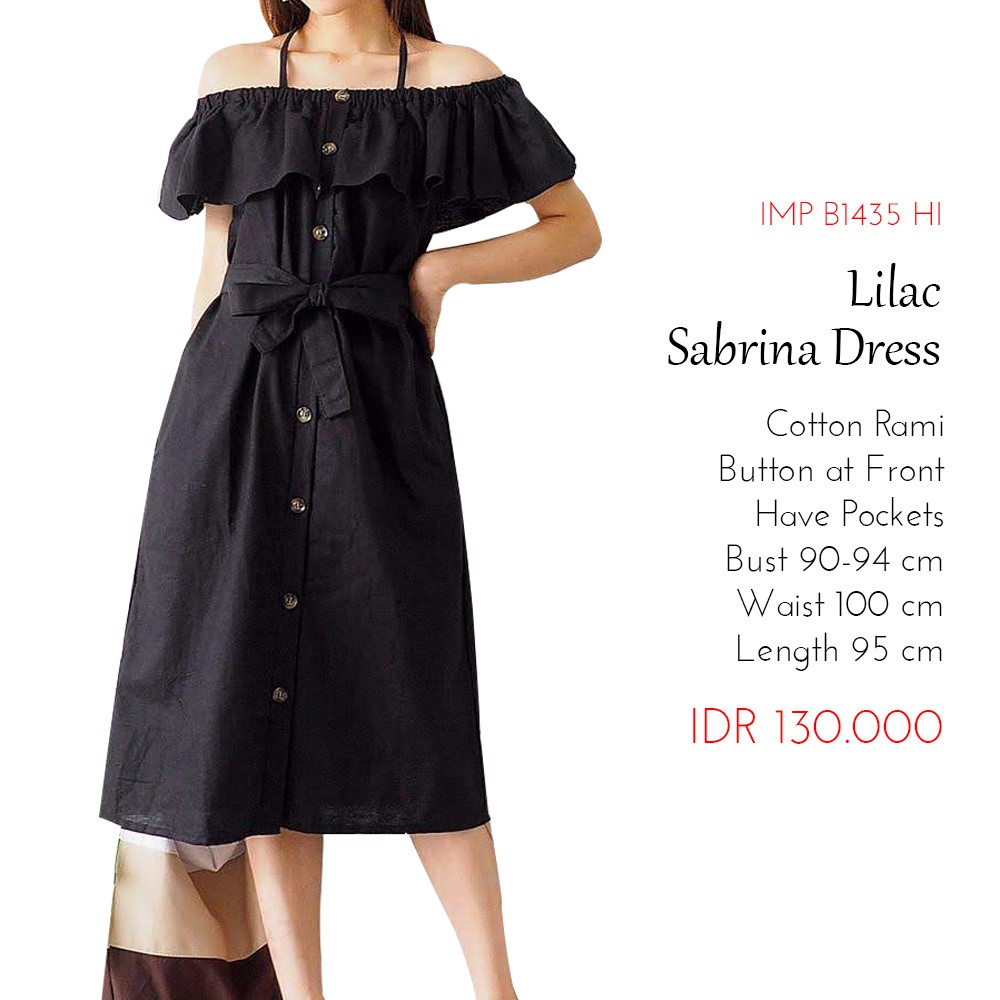 Dress Wanita Casual - Lilac Sabrina Dress