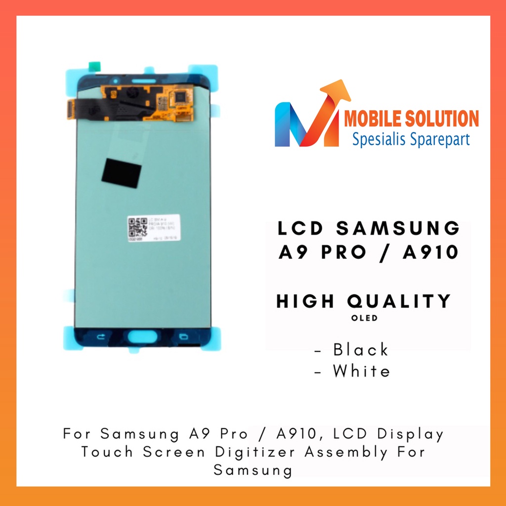 Grosir LCD Samsung A9 Pro A910 Garansi 1 Bulan + Packing / Bubble