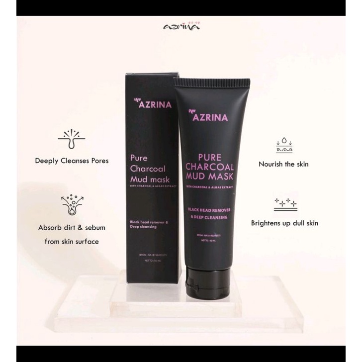 Azrina Pure Charcoal Mud Mask
