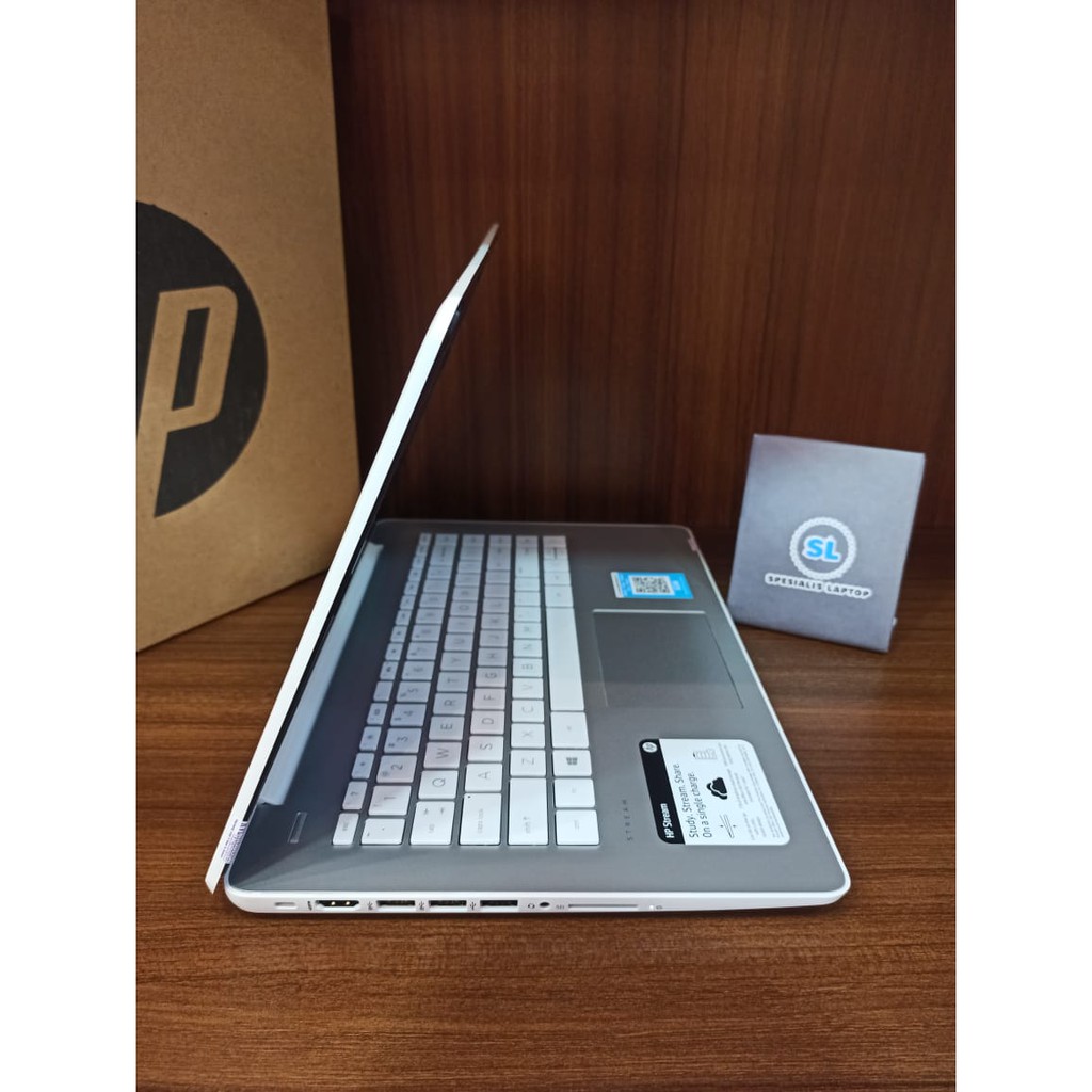 PROMO LAPTOP MURAH HP STREAM 11 N4020 RAM 4GB 32GB PLUS 128GB WIN10HOME WHITE-3