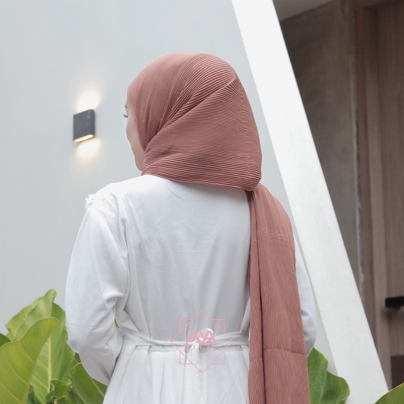 (DIAMOND FULL) PASHMINA FULL PLISKET DIAMOND TANPA LIPATAN/Pashmina Plisket Full Diamond-2