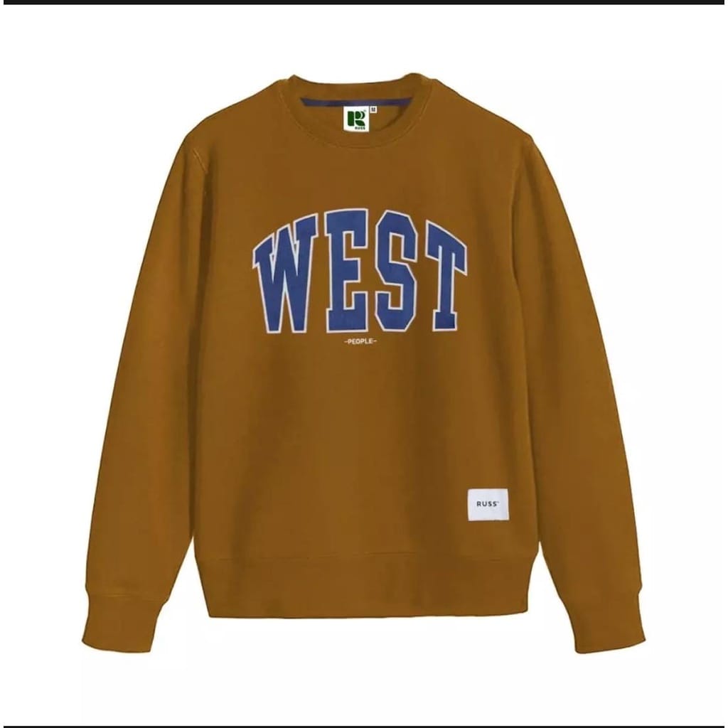 SWEATER CREWNECK RUSS WEST BASIS CREWNECK PRIA & WANITA