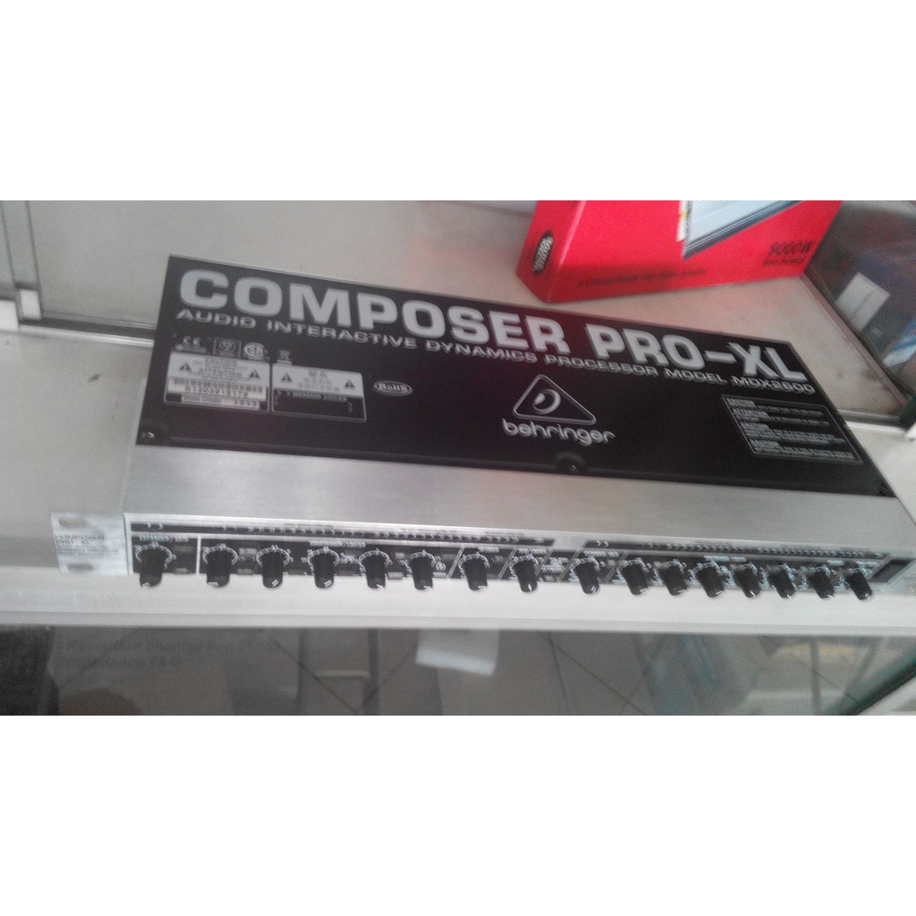 Compressor Limiter Gate Behringer MDX2600 2 Channel Original Pembatas Frekuensi Limit Audio
