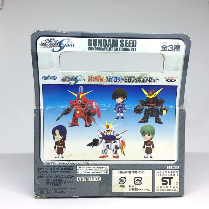 [mainan-hobi] GUNDAM AEGIS SEED SD WITH PILOT ATHRUN ZALA BANPRESTO JAPAN