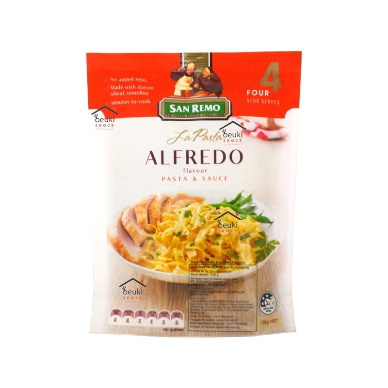 SAN REMO La Pasta Alfredo 120 Gr TERMURAH best seller