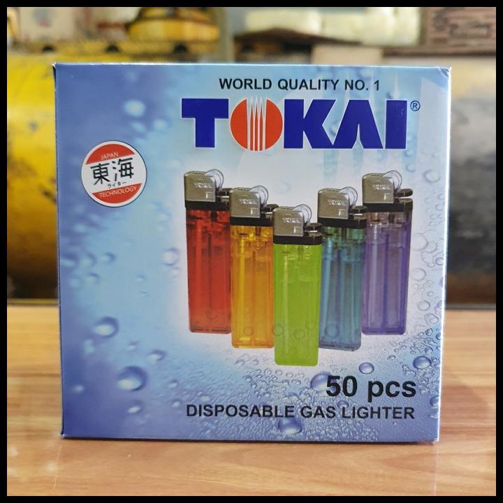 Korek Api Tokai / Korek Gas Tokai - 1 Pak Kotak Isi 50 Pcs Termurah