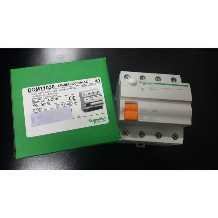 ELCB/RCCB SCHNEIDER DOMAE 4P 40A 300mA