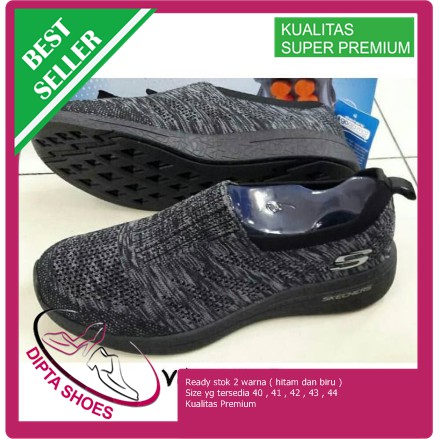 Sepatu Skechers Burst Haviture Men / Skechers Men / Sepatu Pria - Hitam, 40