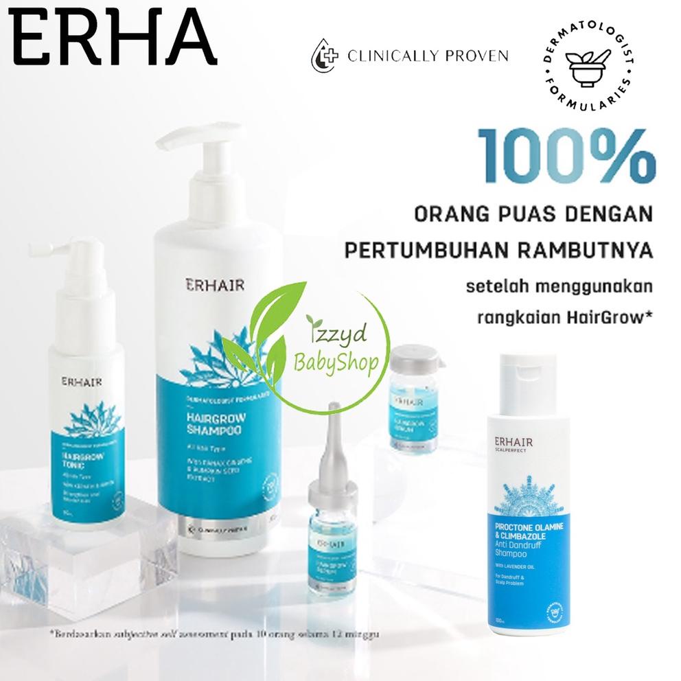 [KODE PRODUK JI9PF86] Erha hair grow serum 7x8 ml, tonic 60ML, shampoo 100 ML Anti Rontok & Penumbuh