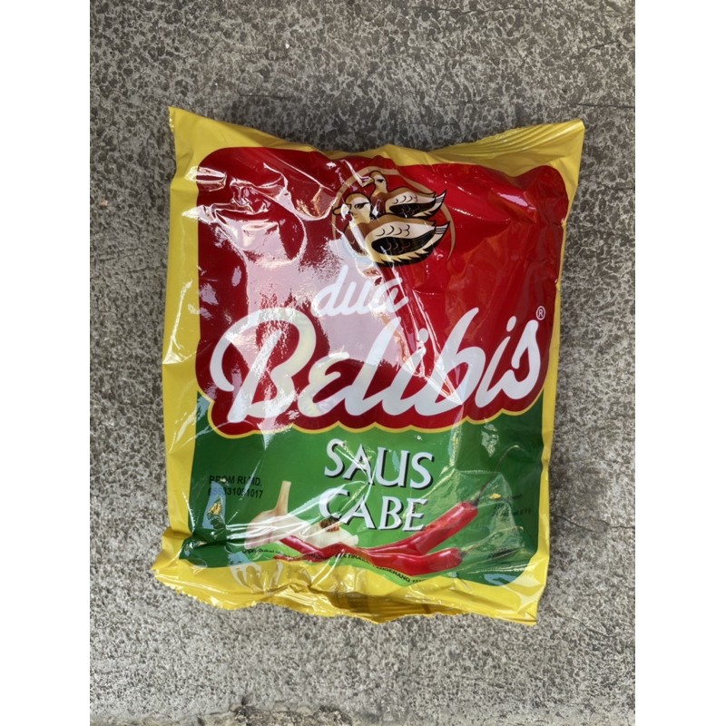 saus cabe dua belibis sachet 9g x 24 / Saus Sambal belibis sachet / Saus cabe belibis