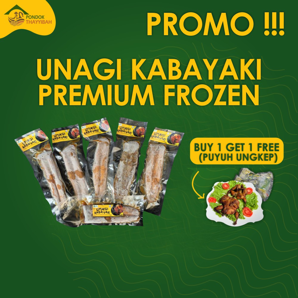 

Unagi Kabayaki Premium Frozen (Ikan Sidat) Termurah Siap Untuk Dibakar - Pondok Thayyibah