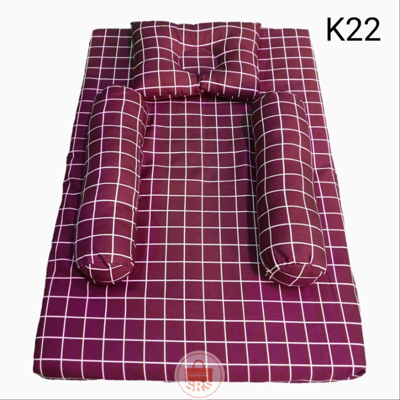 Harga 1 Set Kasur Bayi BESS / KOTAK KOTAK (1 Kasur 1 Bantal 2 Guling)
Matras bayi tempat tidur WATERPROOF