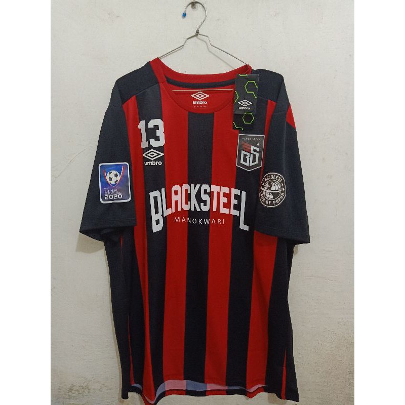 Jersey Blacksteel Manokwari Home PFL 2020 Original Umbro