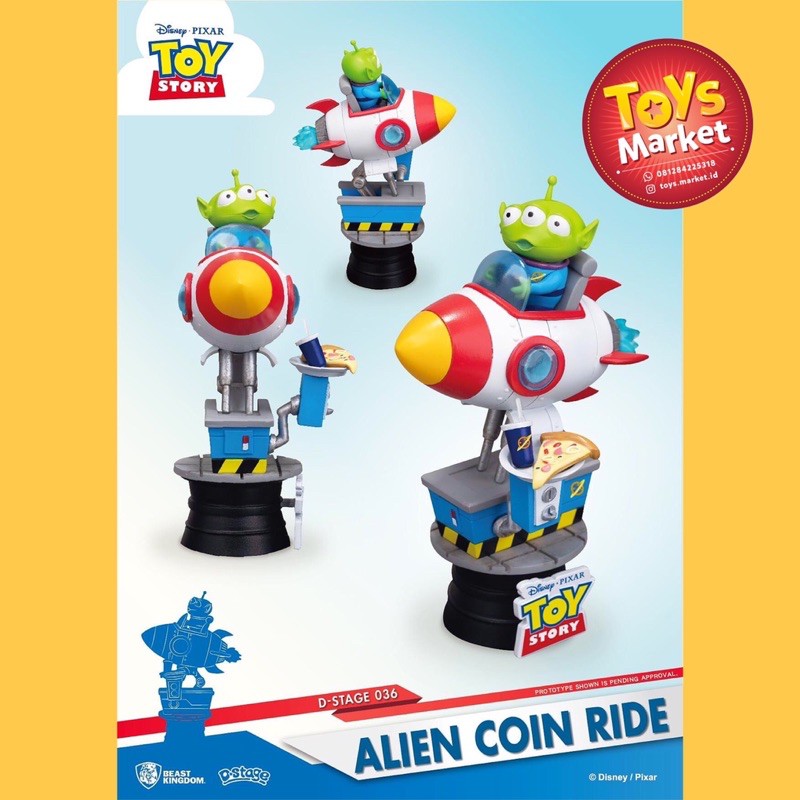 Beast Kingdom Diorama Stage Action Figure Toy Story DS-036 - Alien Coin Ride