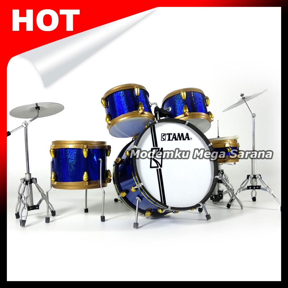 Miniatur Drum Tama White Superstar