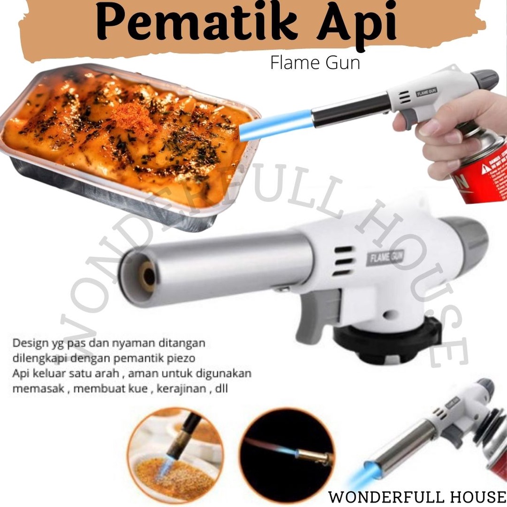 Pematik Api Alat Bakar Makanan Pemanas Las Korek Api Portable Alat Bakar BBQ