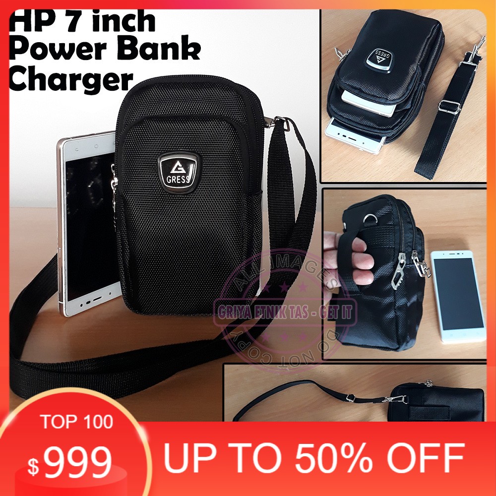 Tas Hp mini Pria gress 7 Inch murah - Tas Hp kecil cowok Gress 7 Inch