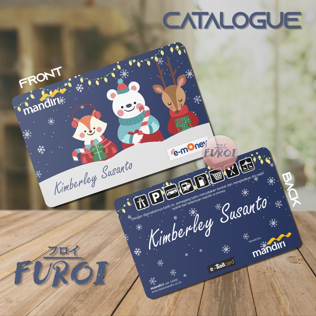 Kartu Flazz BCA | Kartu Emoney Mandiri | Winter | Happy Animals