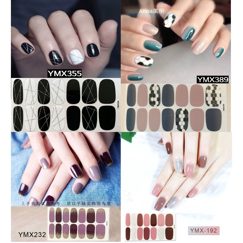 14Pcs/Stiker Kuku Murah / Nail Art Sticker / Nail Art Stiker / Nail Art &amp; Sticker YMX Series