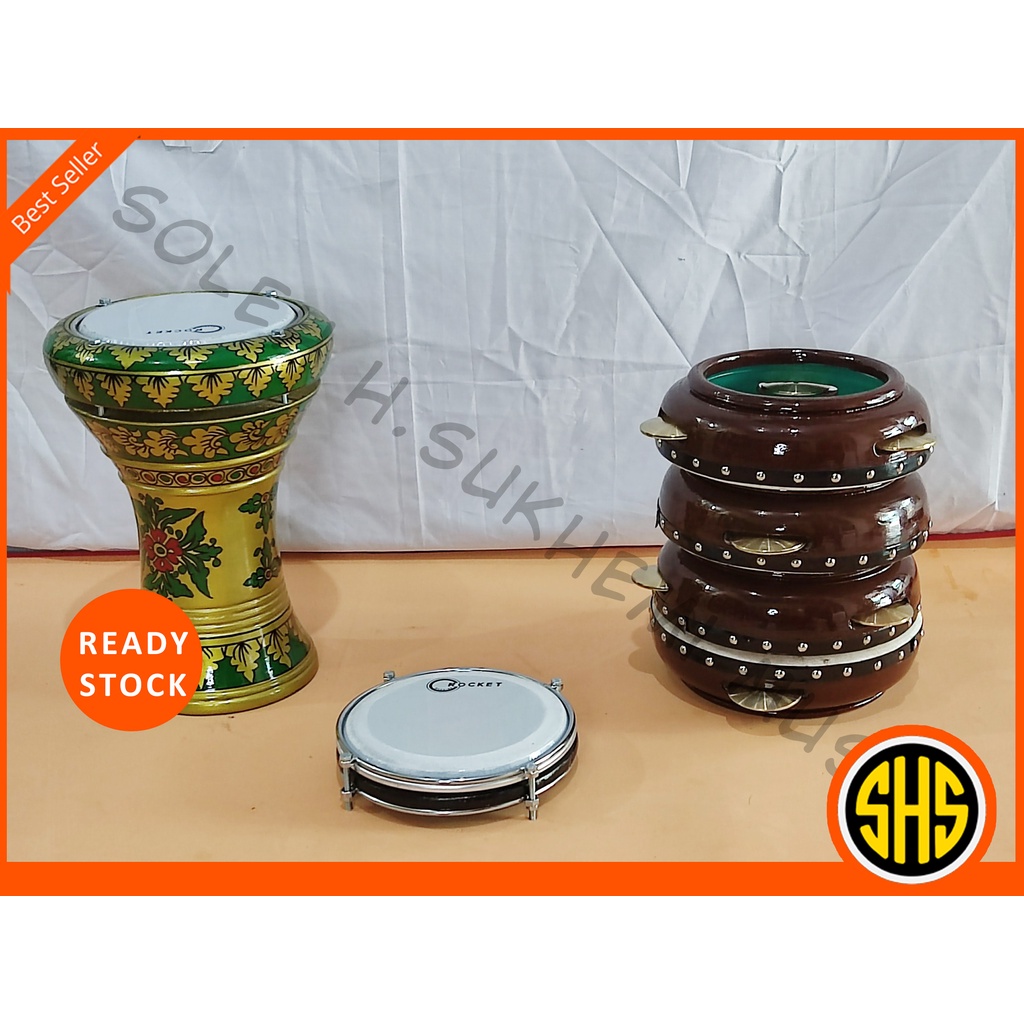 PROMO SUPER MURAH Rebana Hadroh Jepara Standar Alat Hadroh Full Set Paket 2