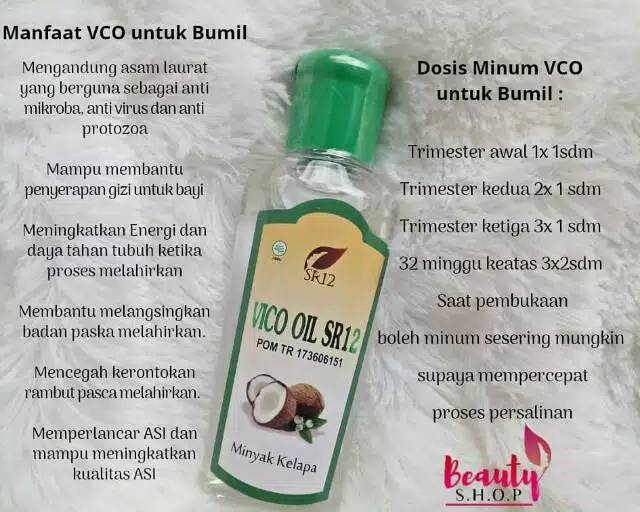 Vco Virgin Coconut Oil Sr12 Merawat Kesehatan Tubuh Save Ibu Hamil Dan Menyusui Indonesia