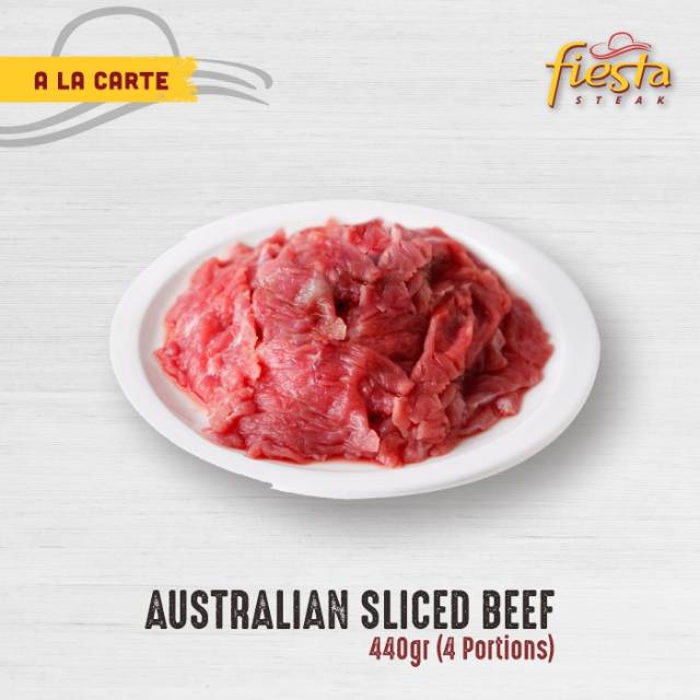 

Fiesta Steak Australian Sliced Beef - Daging Sapi Frozen