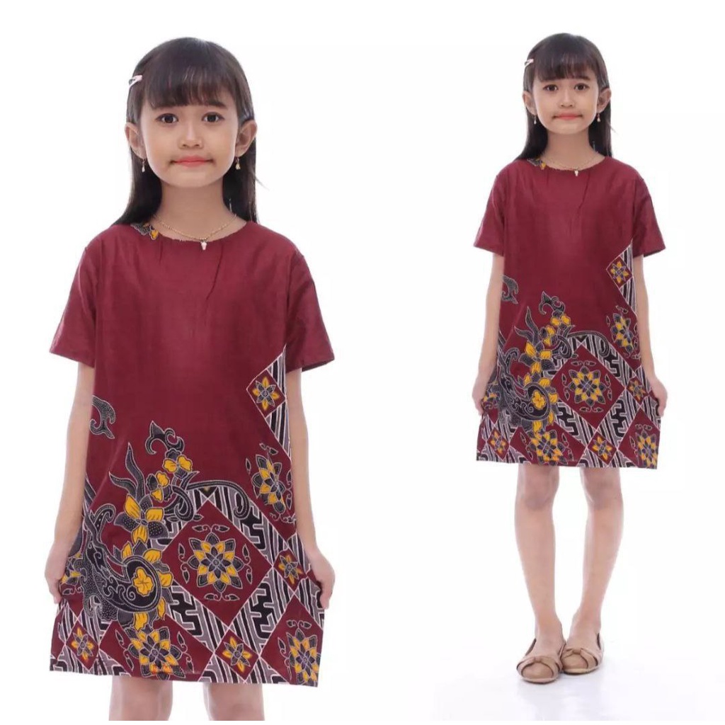 Batik Anak / Batik Anak Perempuan / Baju Batik Anak Perempuan / Muslim Anak Perempuan / Fashion Anak Perempuan / Gamis Anak / Gamis Batik Anak / Dress Batik Anak / Dress Batik Anak Perempuan / Batik Anak Laki laki