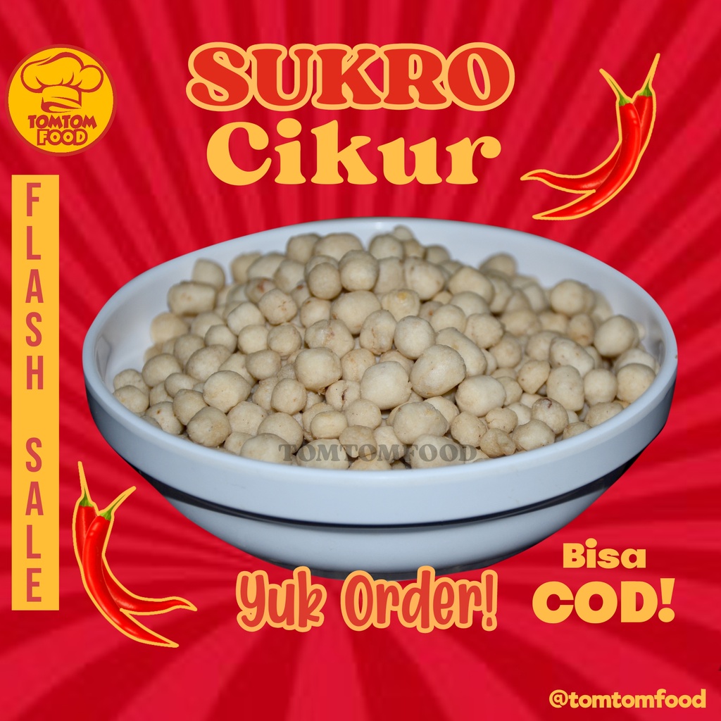 

Sukro Cikur Gurih Renyah Termantap / Pilus Enak Gurih Murah Topping Baso Aci