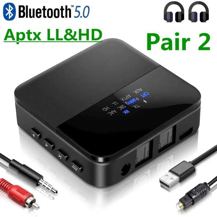 Audio Transmitter Receiver Bluetooth 5.0 SPDIF AUX - BT-B20 VIKEFON 7CSK0ABK