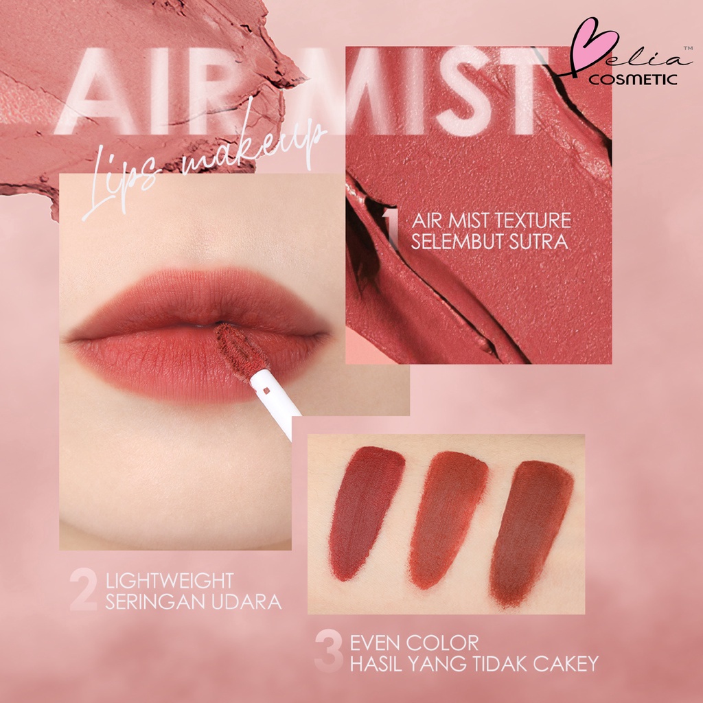 ❤ BELIA ❤ FOCALLURE Cream Lip FA344 | Silky Smooth Lip Cream | Waterproof | Lip Cream | BPOM