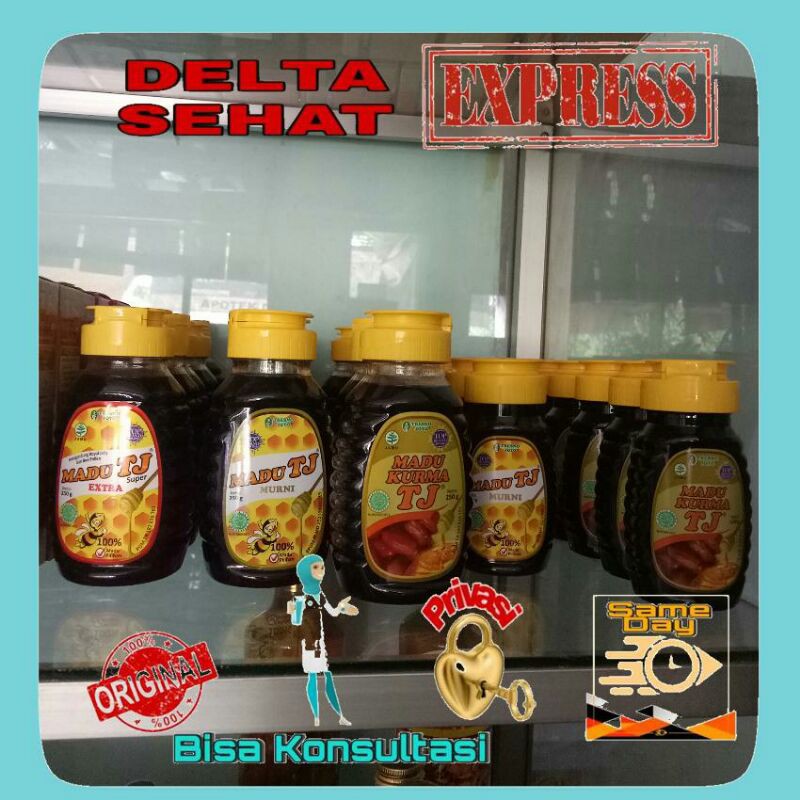 

Madu Tj extra 250g/ Madu tj murni /kurma /150gr / 250gr