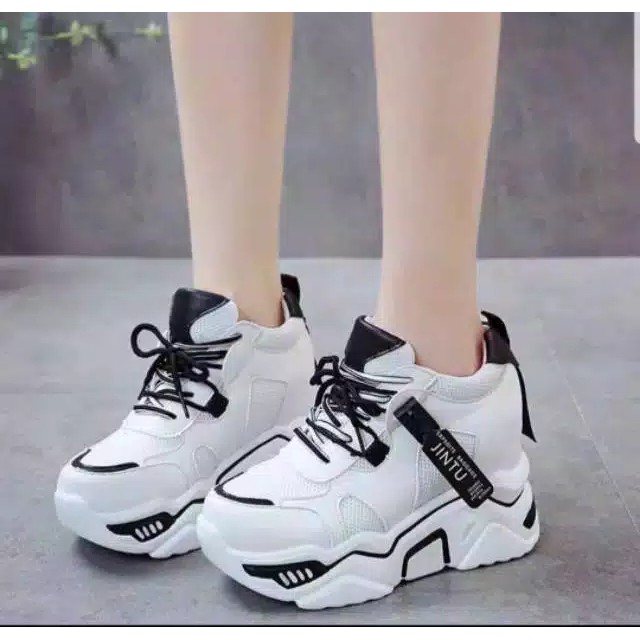 SEPATU SNEAKERS WANITA FASHION KOREA JINTU-5