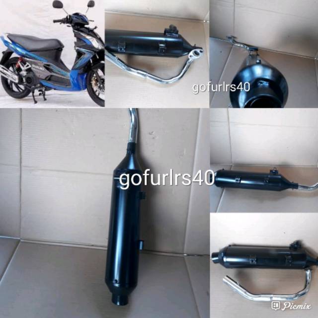 Knalpot racing Suzuki Skywave 125cc old knalpot bobokan skywave
