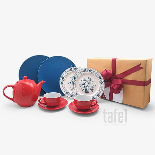 

Teko Set Blue Oriental isi 10