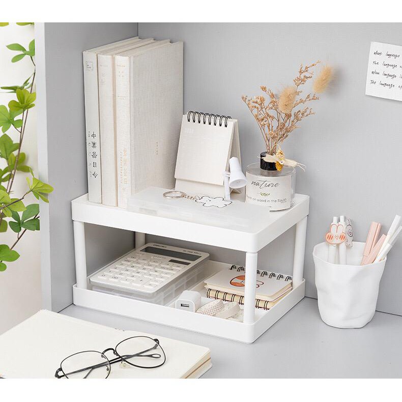 Double Deck Desktop Storage Organiser