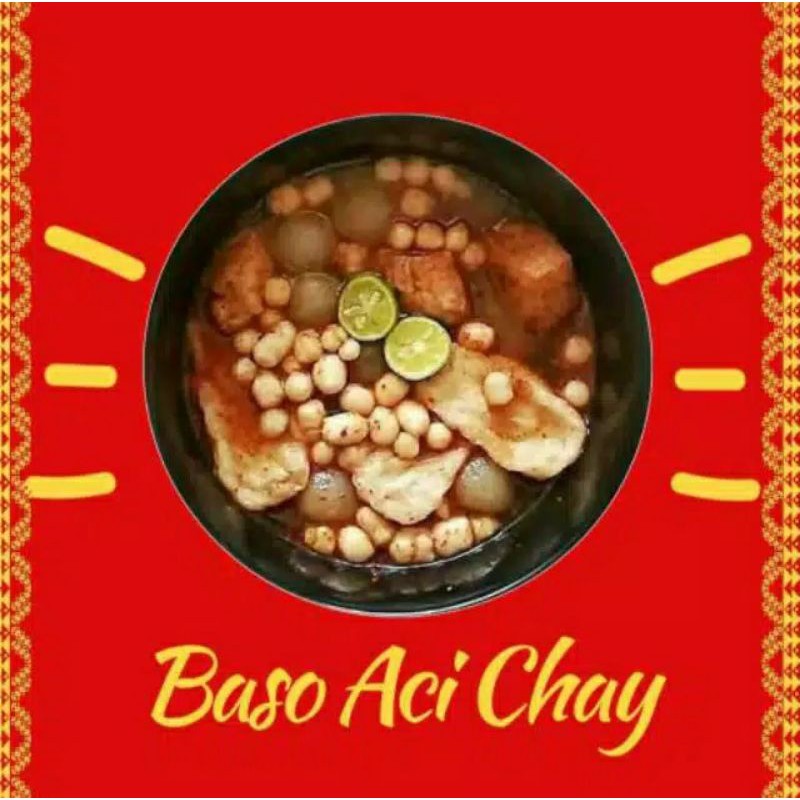 

Bakso Aci Chay baso aci chay baci chay